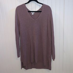 tunic length sweater
